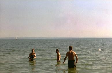 Swimming in the Bodensee at Uttwil