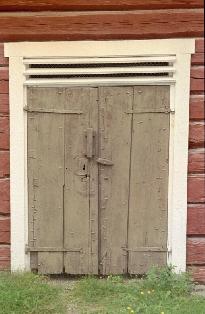 Classic old door at Hessund