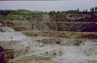 The limestone quarry at Hessund